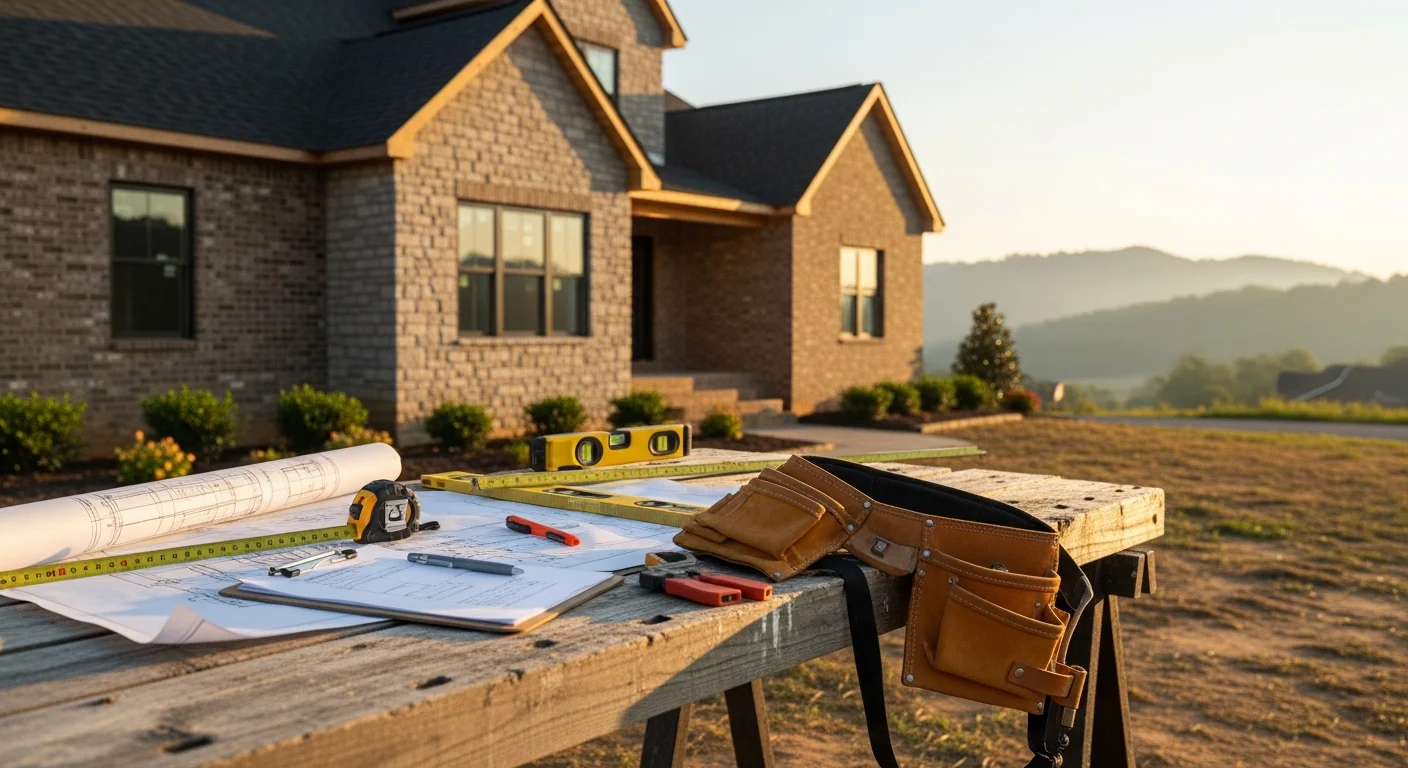 Newly constructed custom home in Kingsport